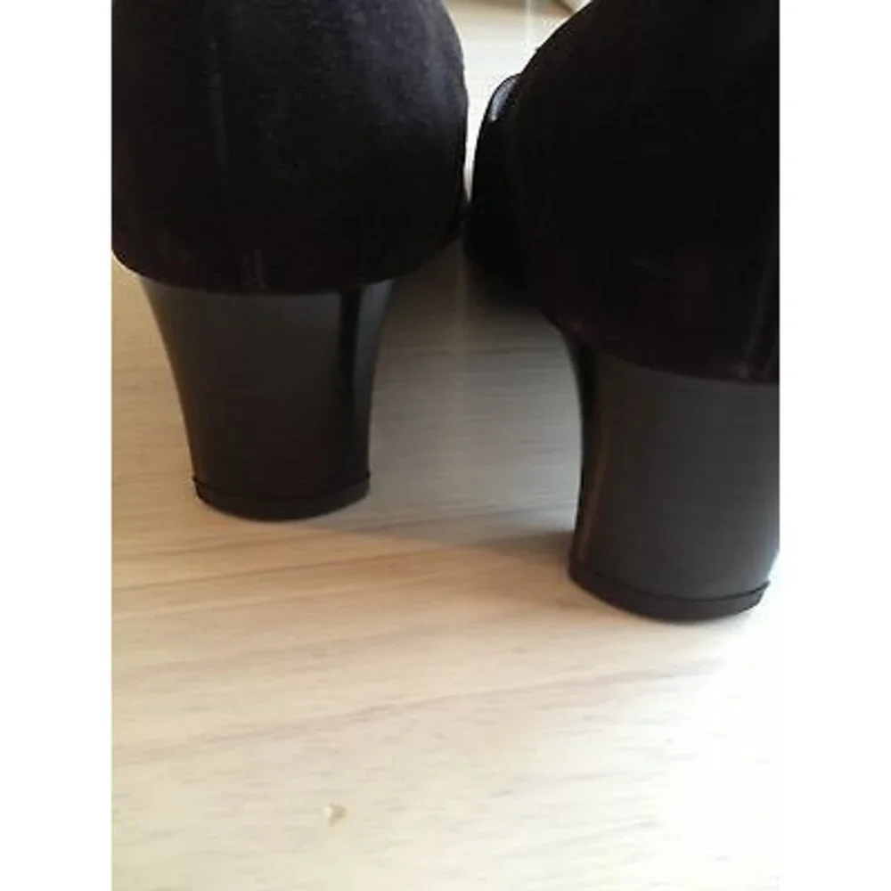 Peter Kaiser Women's Shoes Brown Suede Heels Shoe Size Uk 4 Us 6